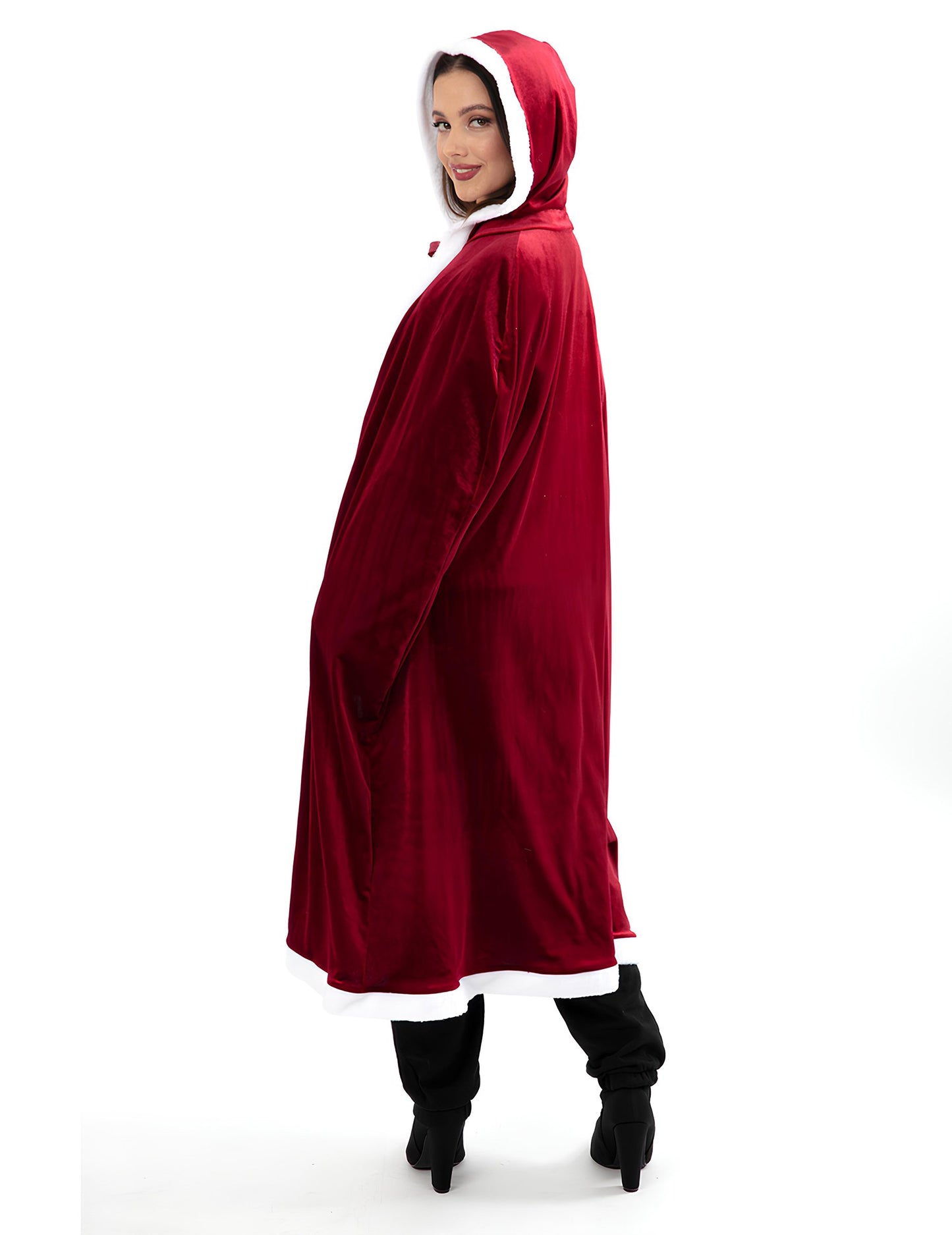 Pelerină lungă de Crăciun de lux pentru adulți