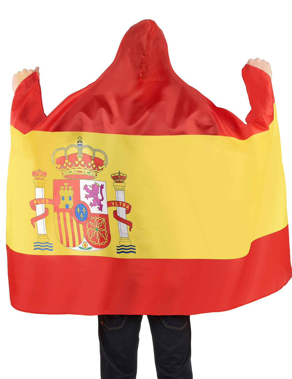 Vue de dos de la Cape supporter Espagne