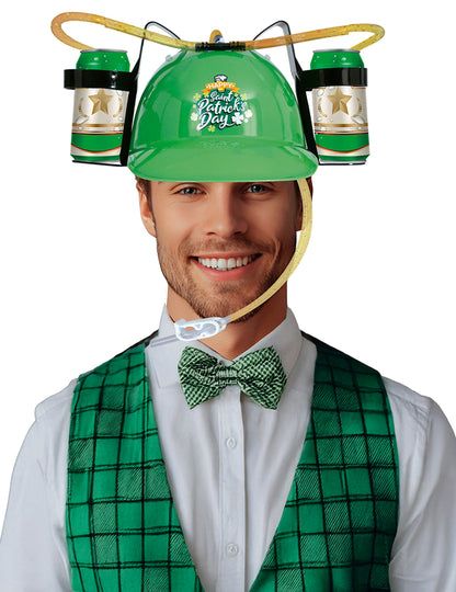 Cască anti-sete verde Saint Patrick pentru adulți 