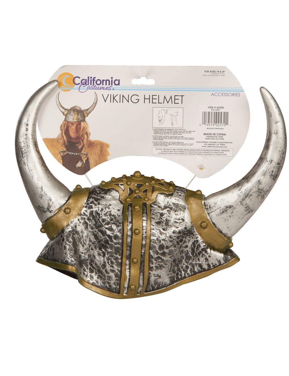 Vue du packaging du casque souple de Viking