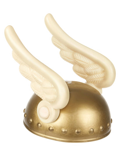 Vedere din profil a căștii galice pentru adult