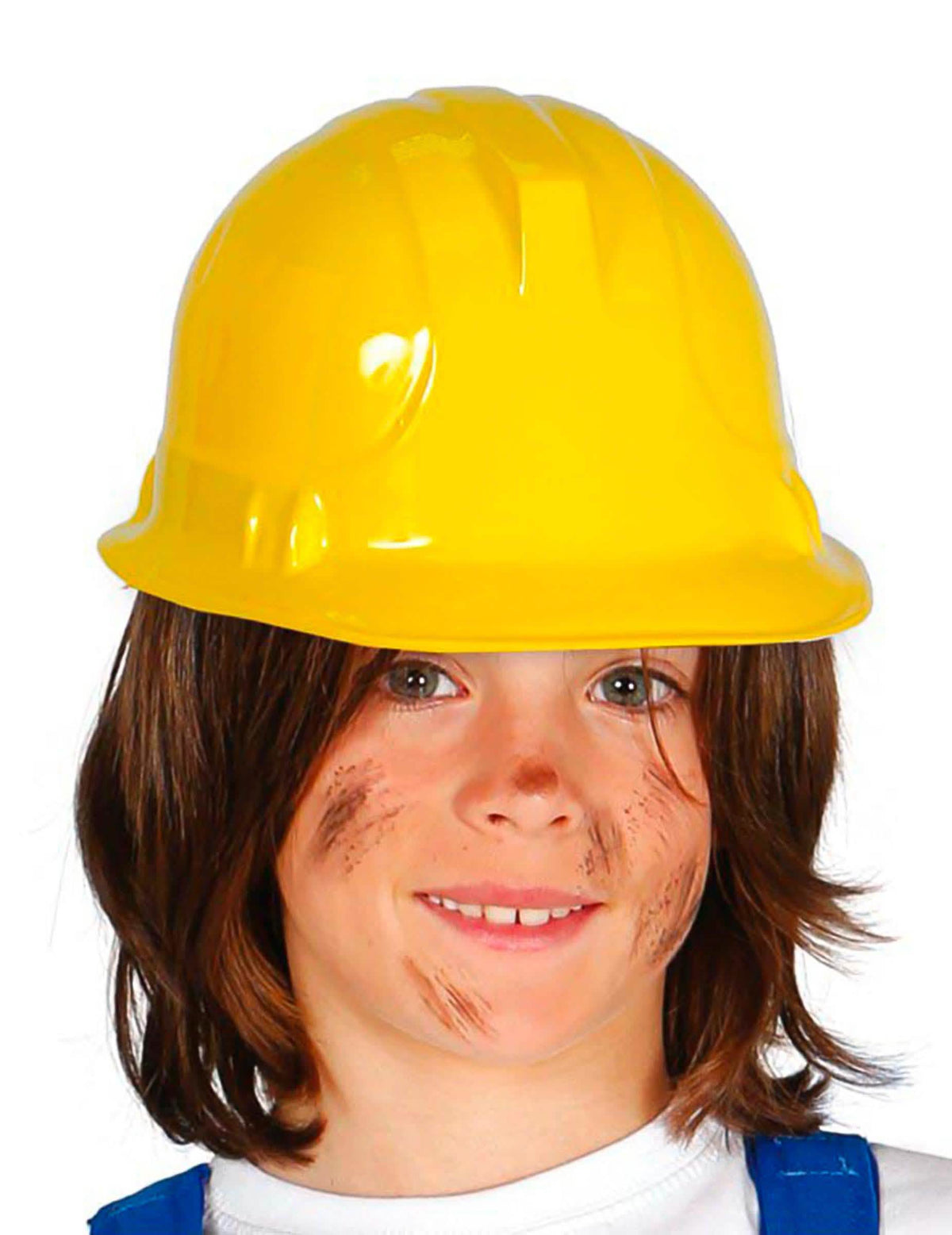 Cască de muncitor în construcții pentru copil galben