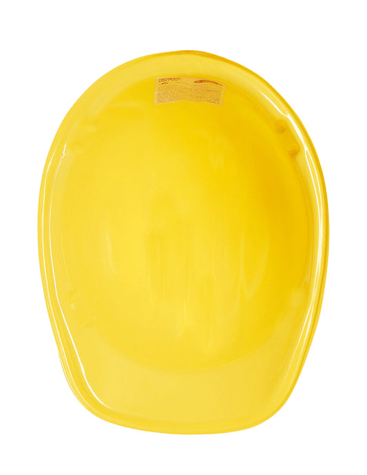 Casque ouvrier du batiment jaune adulte