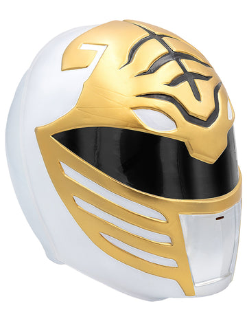 Casca Power Ranger alba pentru adulti