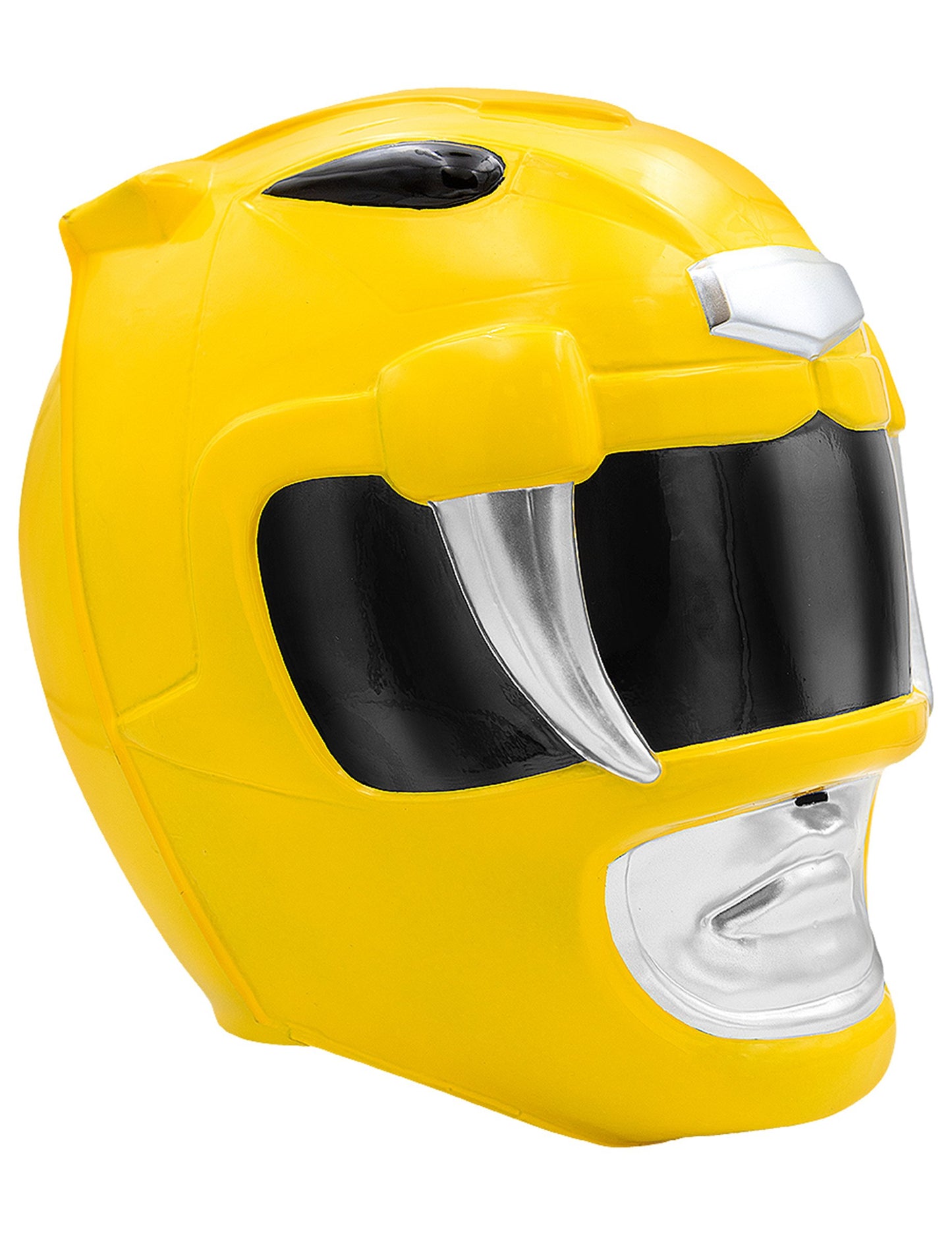 Casca Power Ranger galbena pentru adulti
