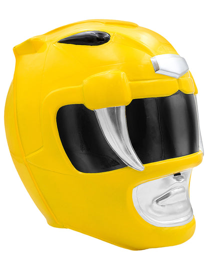 Casca Power Ranger galbena pentru adulti