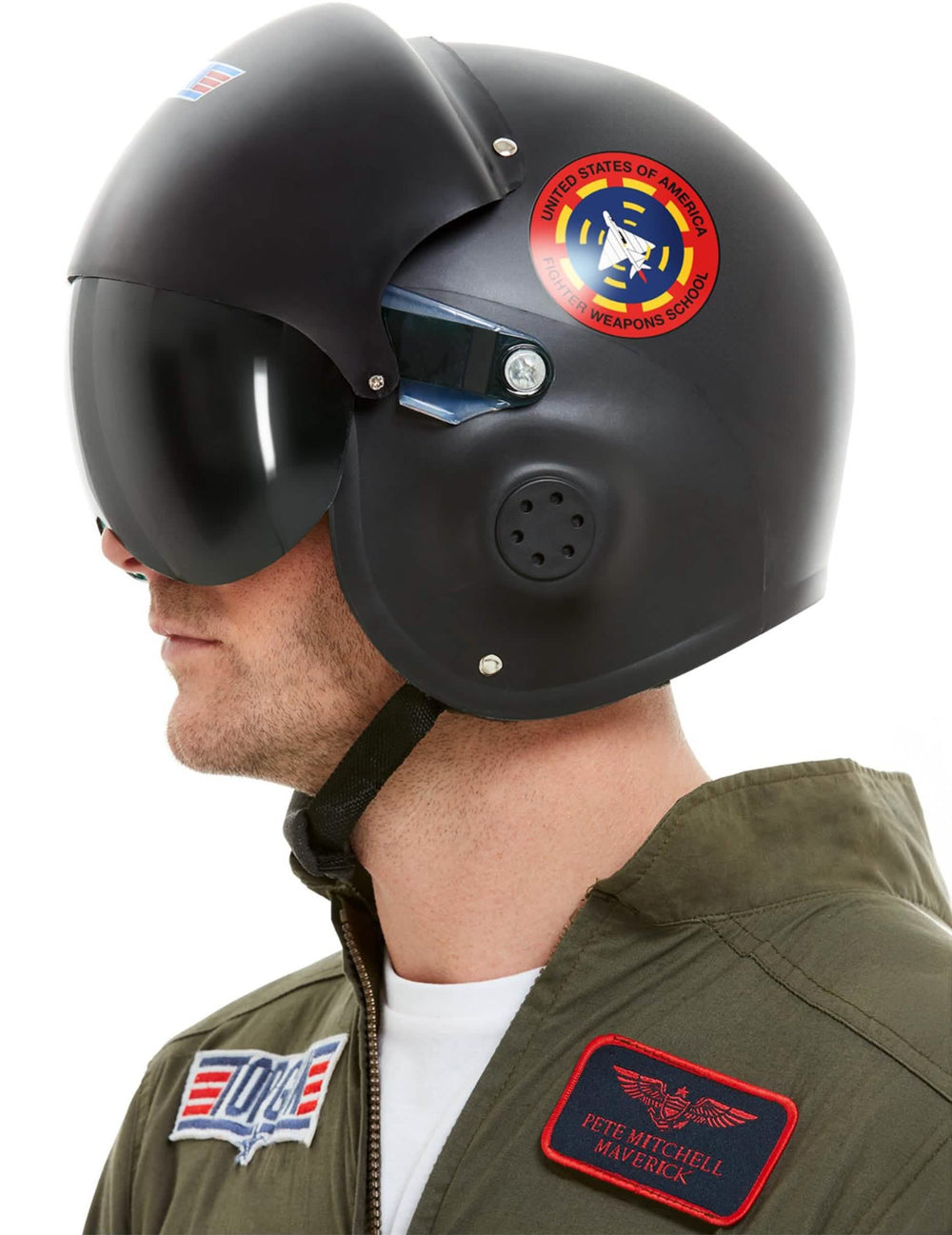 Vedere din profil a căștii Top Gun™ Deluxe