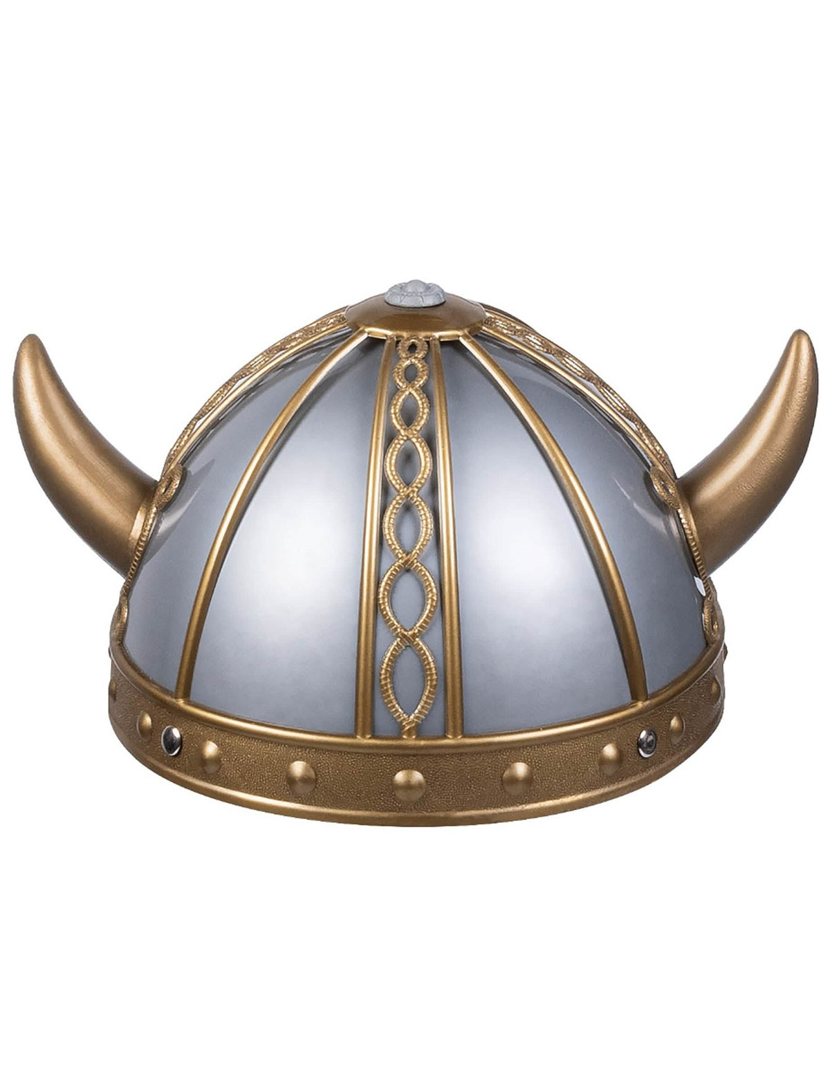 Vedere din față a căștii vikinge pentru copil