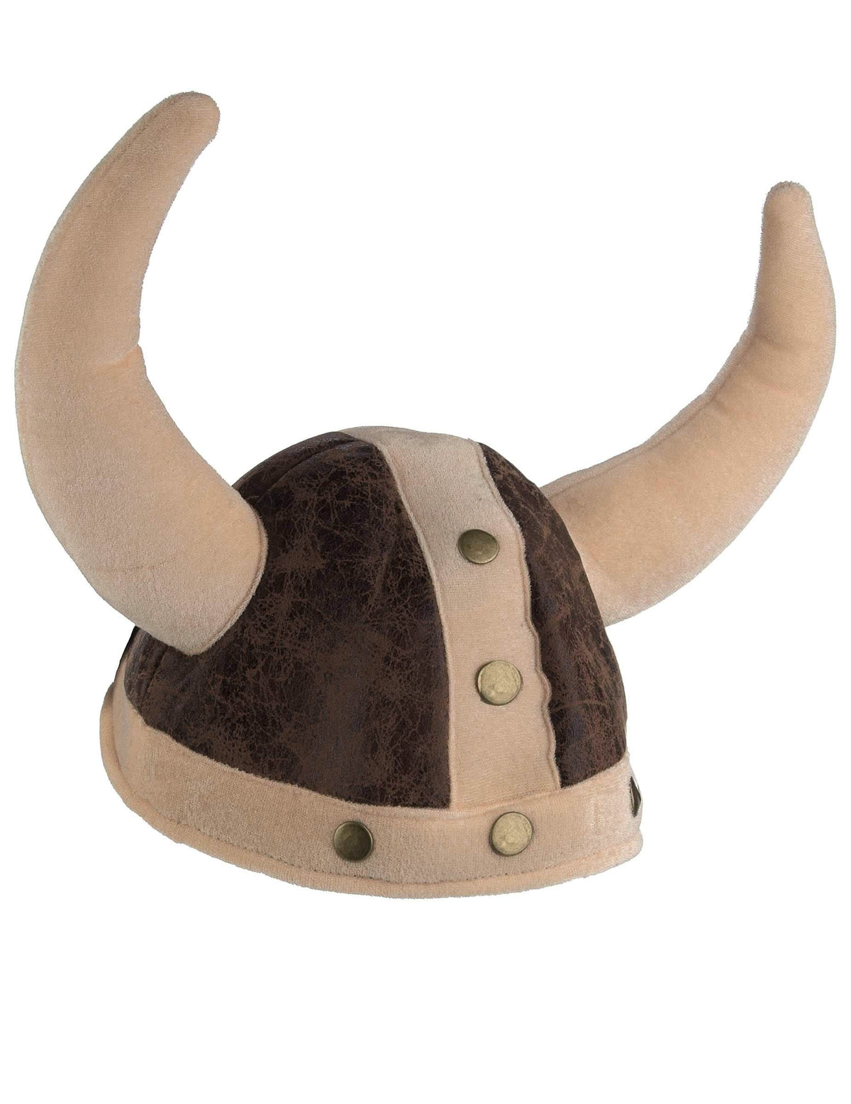 Vedere din față a căștii viking moi pentru adult