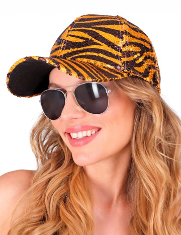 Capac de paiete de tigru pentru adulți