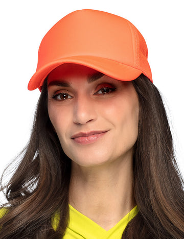 Capac de portocaliu fluorescent pentru adulți