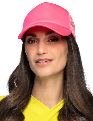 Capac roz fluorescent pentru adulți