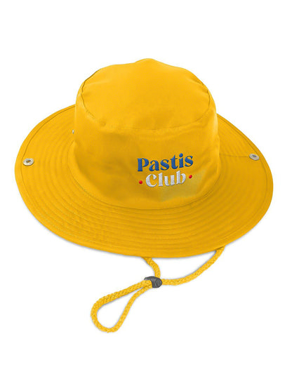 Pălărie cu șnur galben Pastis Club adult 