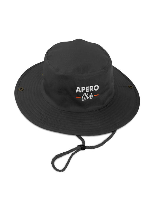 Chapeau à cordon noir Apero Club