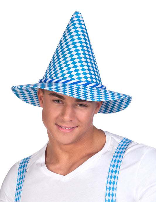 Pălărie bavareză bavareză și adultă albă