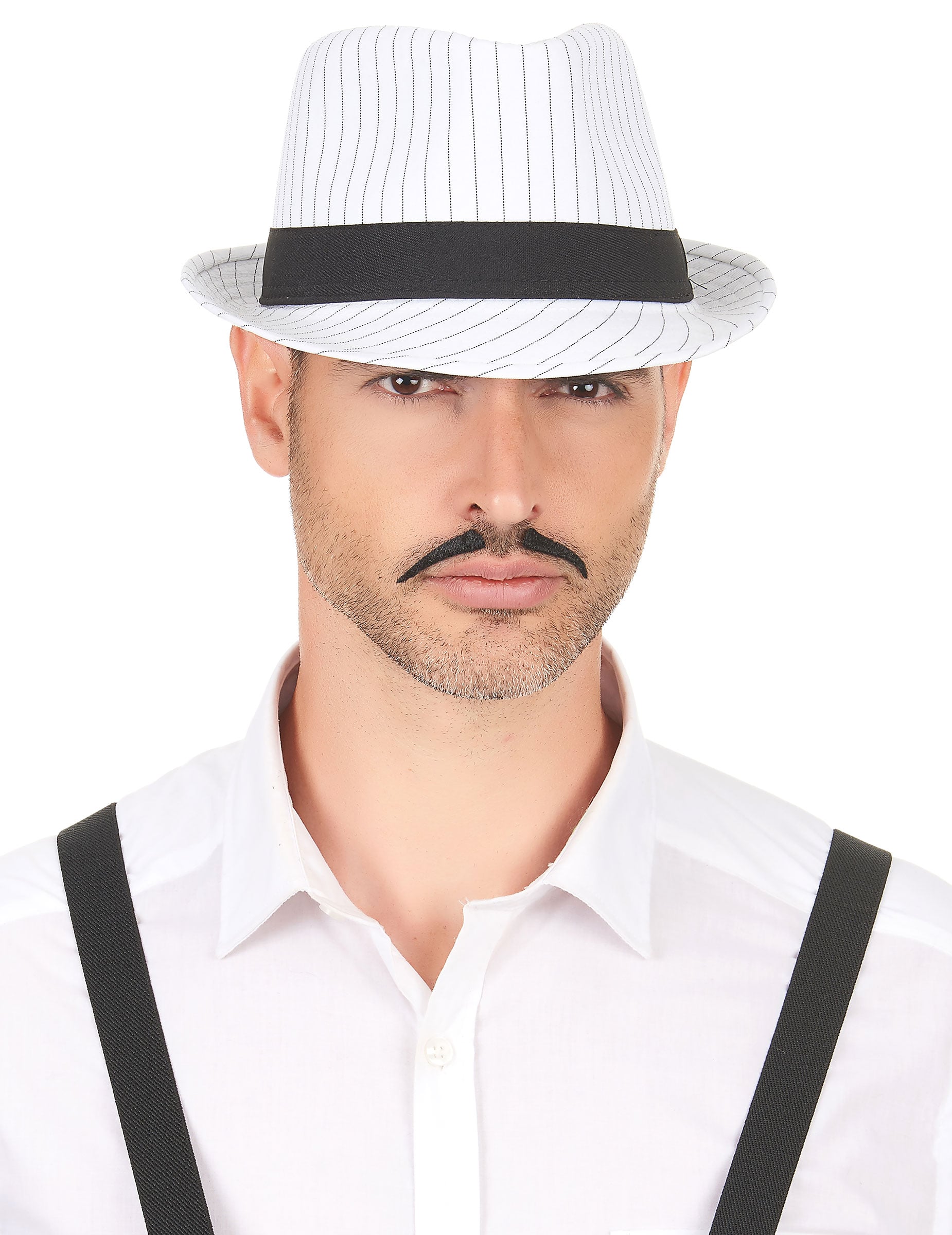 Vue de face du chapeau borsalino pour adulte