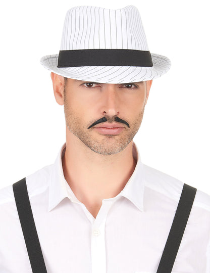 Vue de face du chapeau borsalino pour adulte