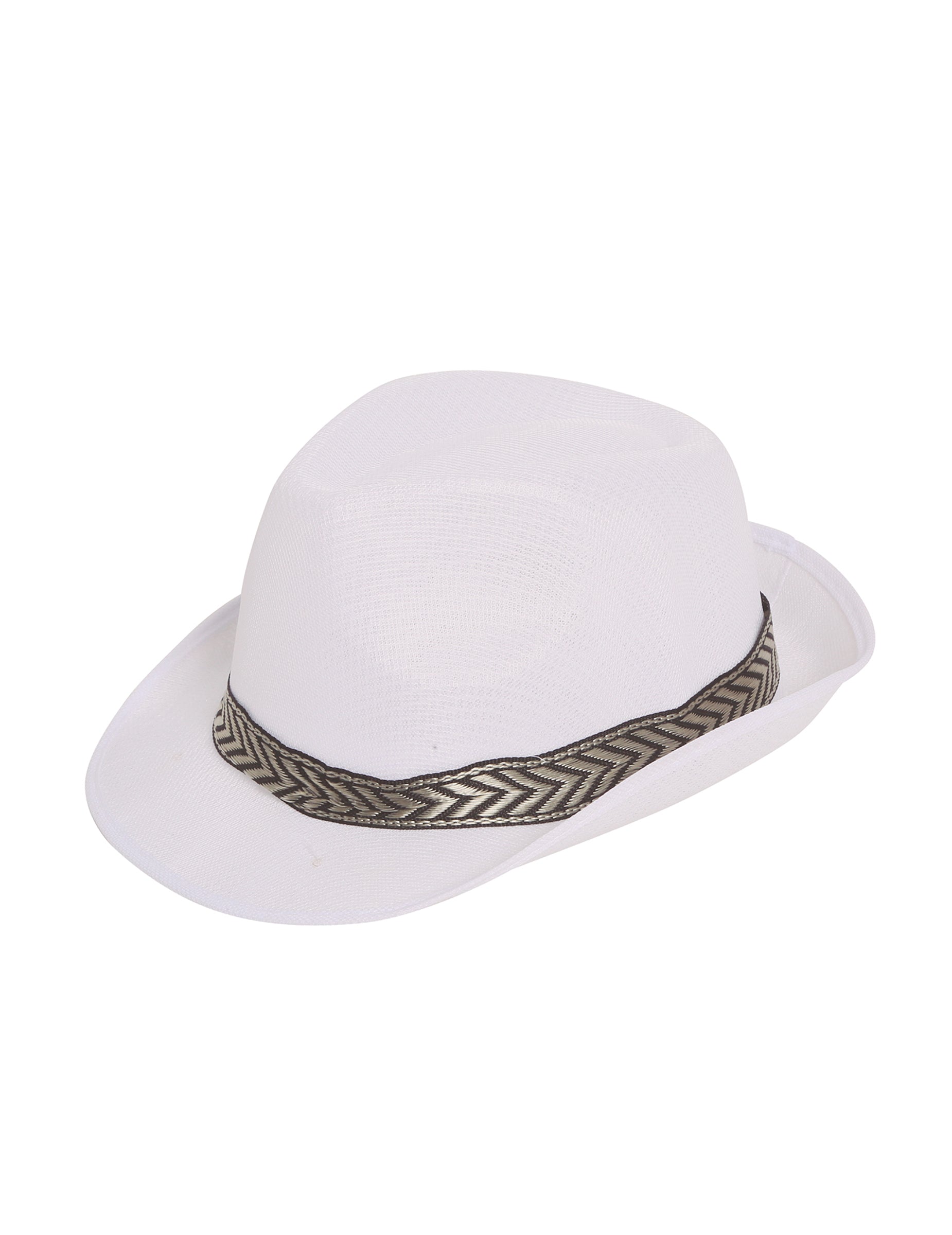 Vue de trois-quarts du chapeau borsalino trilby