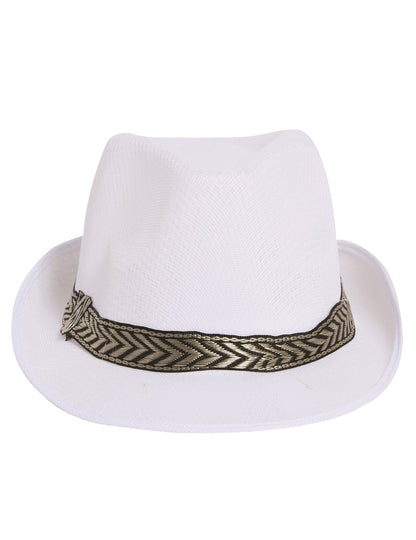 Vue de face du chapeau borsalino trilby