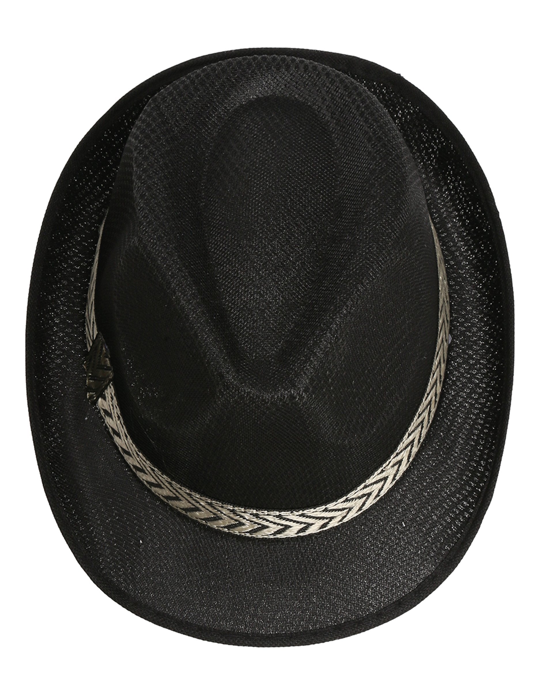 Vue de dessus du chapeau borsalino trilby pour adulte