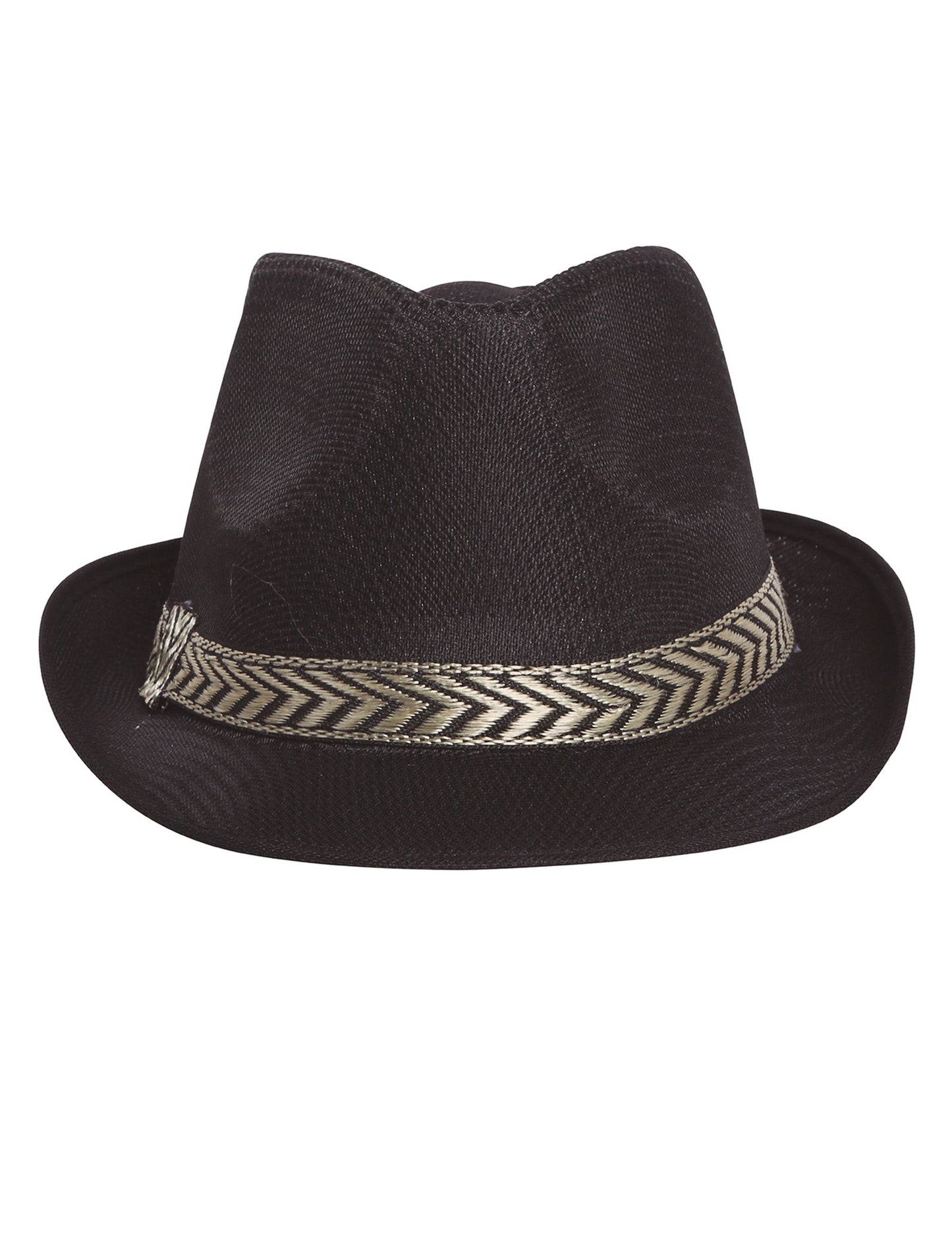 Vue de face du chapeau borsalino trilby pour adulte