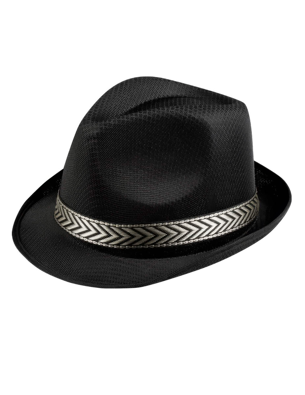Vue de trois-quarts du chapeau borsalino trilby pour adulte