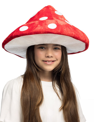 Pălărie de ciupercă roșie și albă