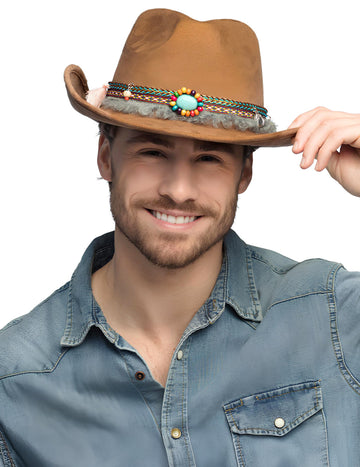 Pălărie de cowboy pentru adulți