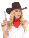 Pălărie de cowboy pentru piele de căprioară pentru adulți