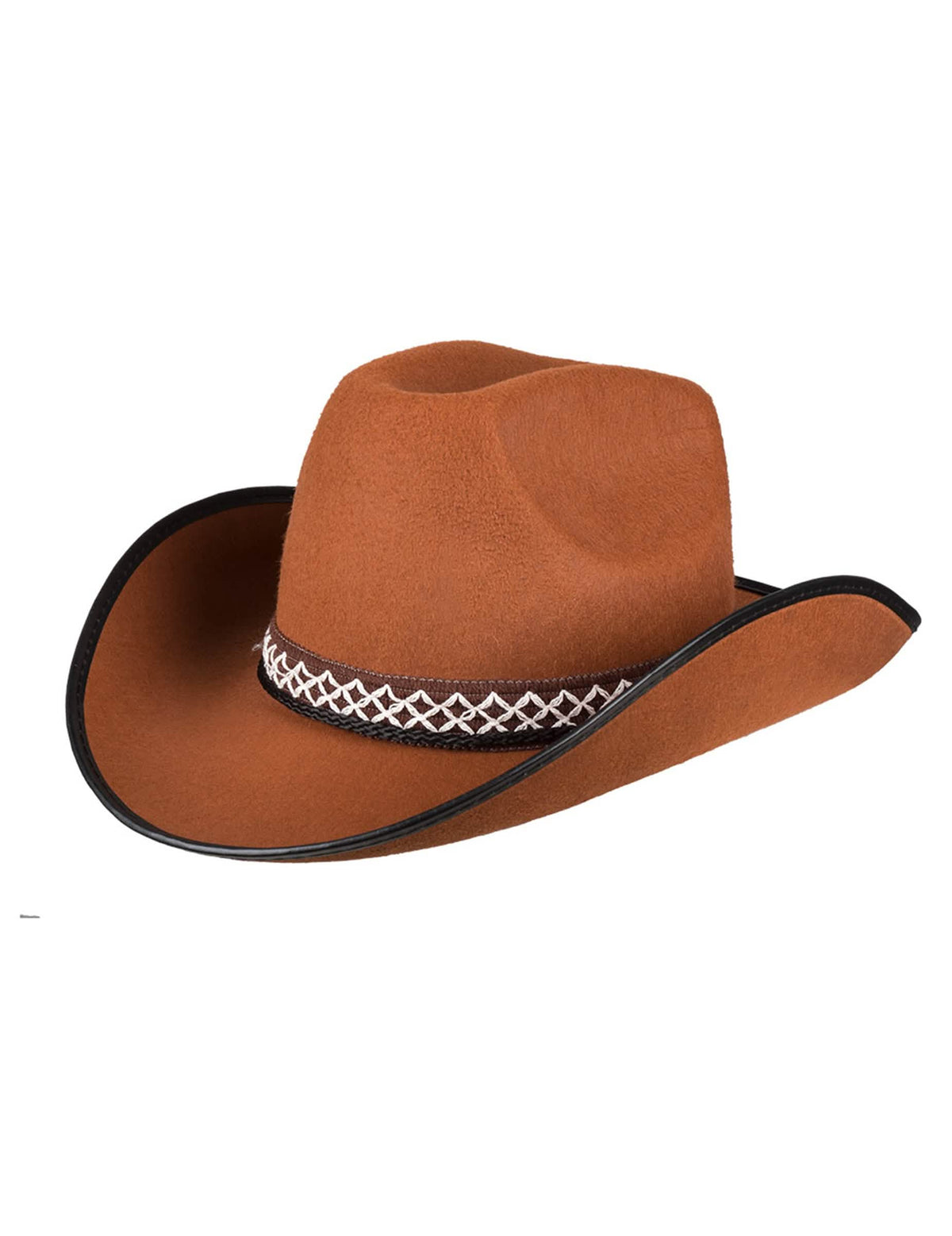 Vedere din trei sferturi a pălăriei de cowboy pentru copil