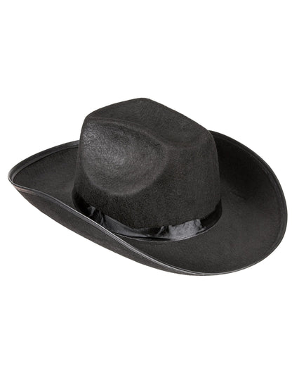 Vue de profil du chapeau cowboy pour adulte