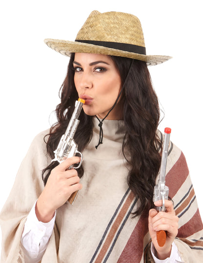 Chapeau cowboy paille adulte