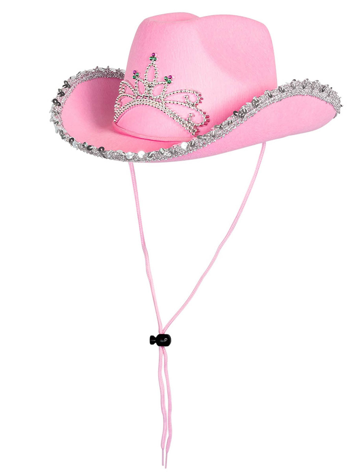 Detaliu al șnurului de strângere al pălăriei de cowgirl prințesă