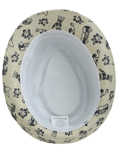 Pălărie de vară pentru copii cu model de surf