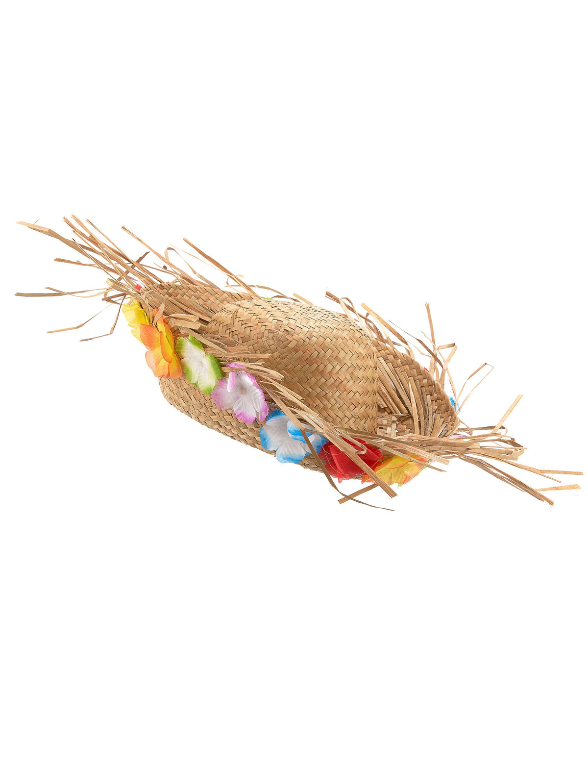 Vue de profil du chapeau de paille Hawaï