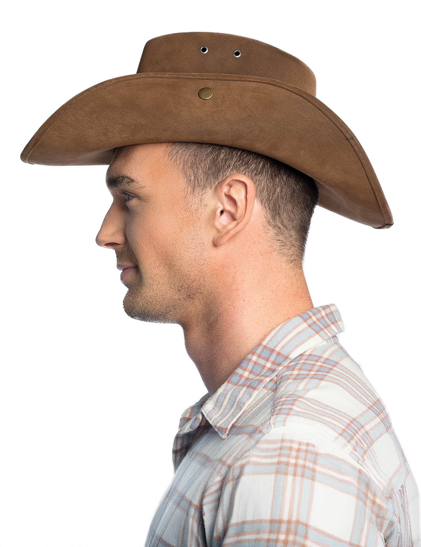 Pălărie maro de șerif pentru adulți