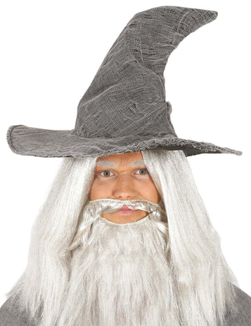 Chapeau de sorcier gris