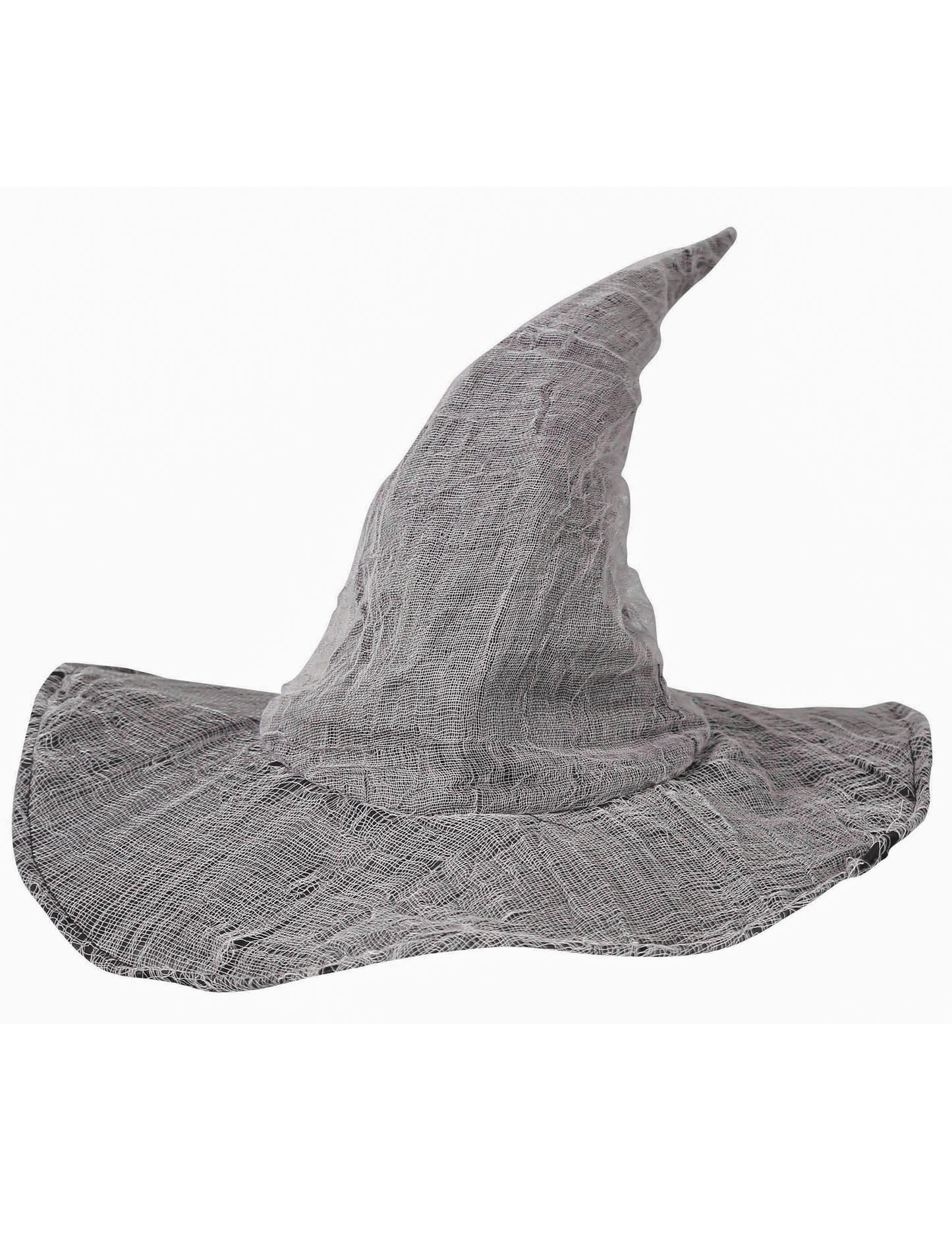 Vue de profil du chapeau de sorcier pour adulte