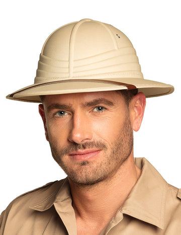 Chapeau explorateur de la jungle pour adulte beige