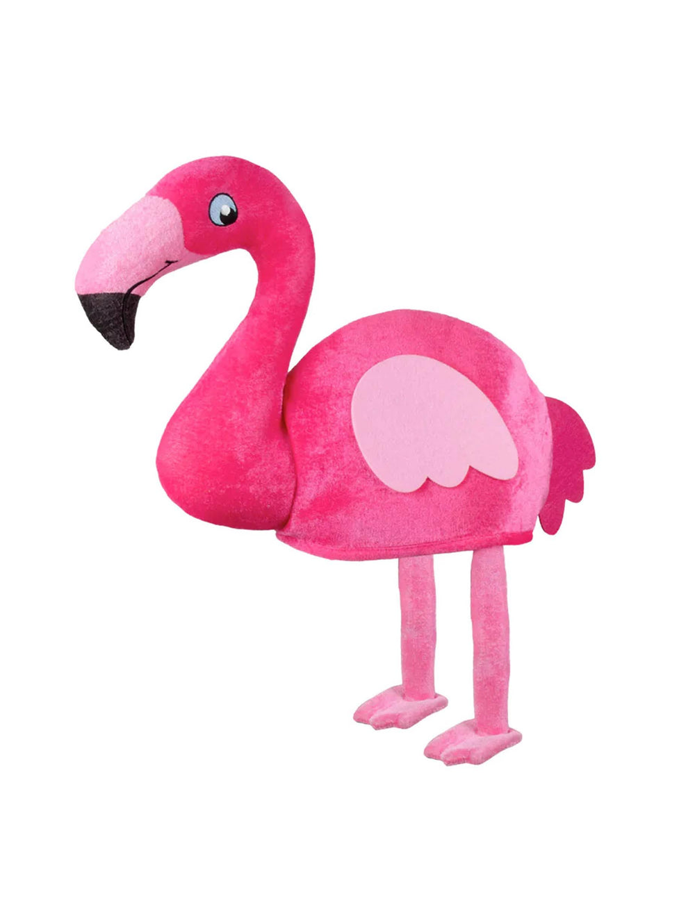Vedere laterală a pălăriei flamingo pentru adult