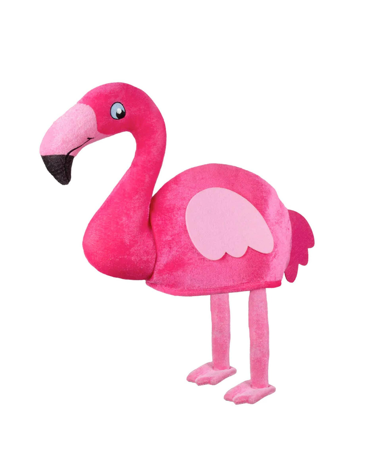 Vedere laterală a pălăriei flamingo pentru adult