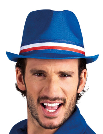 Pălăria de gangster albastru susține Franța adult