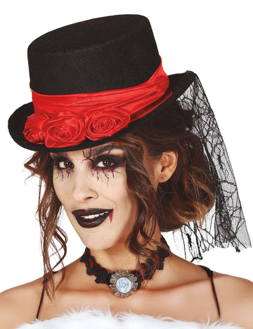 Pălărie de top vampir pentru femei