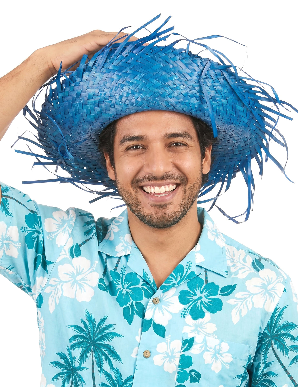 Pălărie pentru adulți hawai albastru