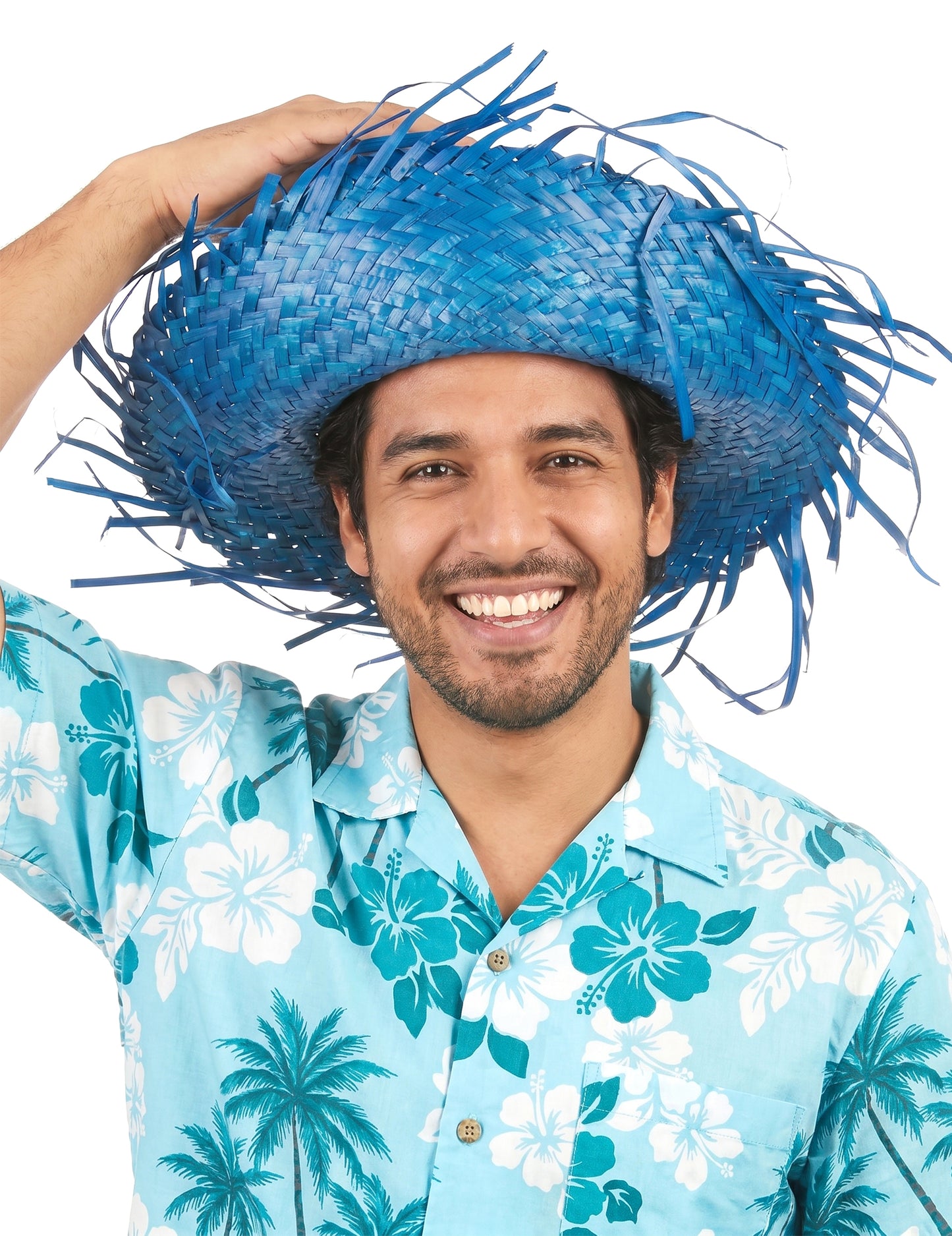 Pălărie pentru adulți hawai albastru