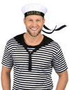Navy Hat Black Adult Panglică