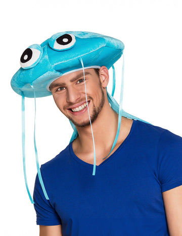 Pălărie de meduză albastră pentru adulți