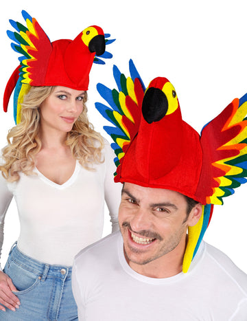 Pălărie de papagină multicoloră pentru adulți