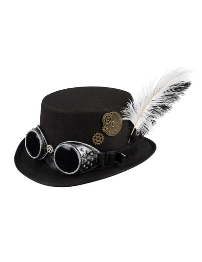 Pălării și pene Steampunk pentru adulți