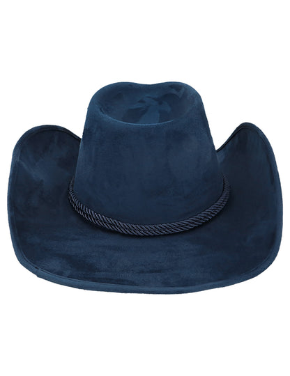 Chapeau Sherif bleu adulte